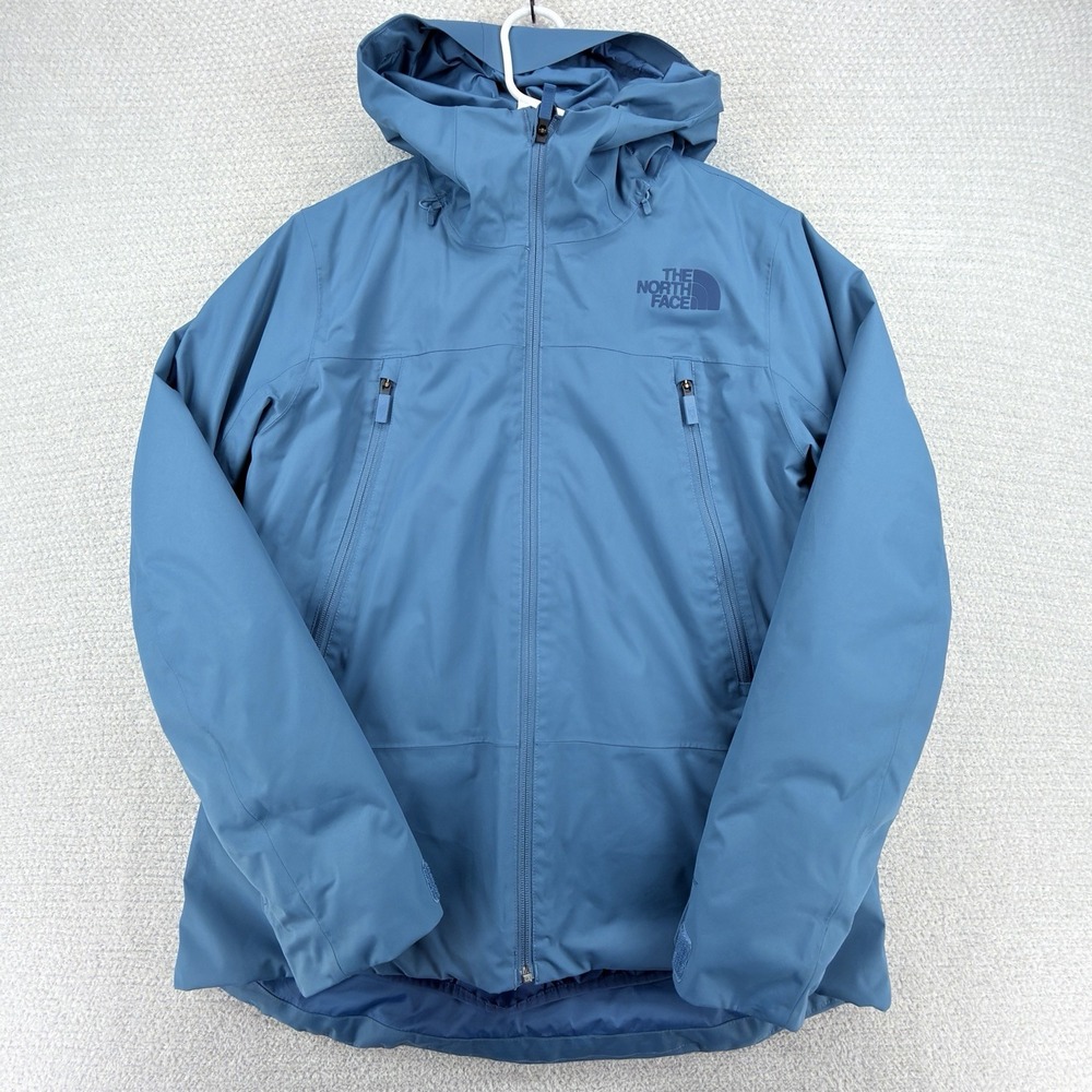 The North Face Clementine Triclimate Jacket Women L Teal Blue DryVent 3 in 1 Ski